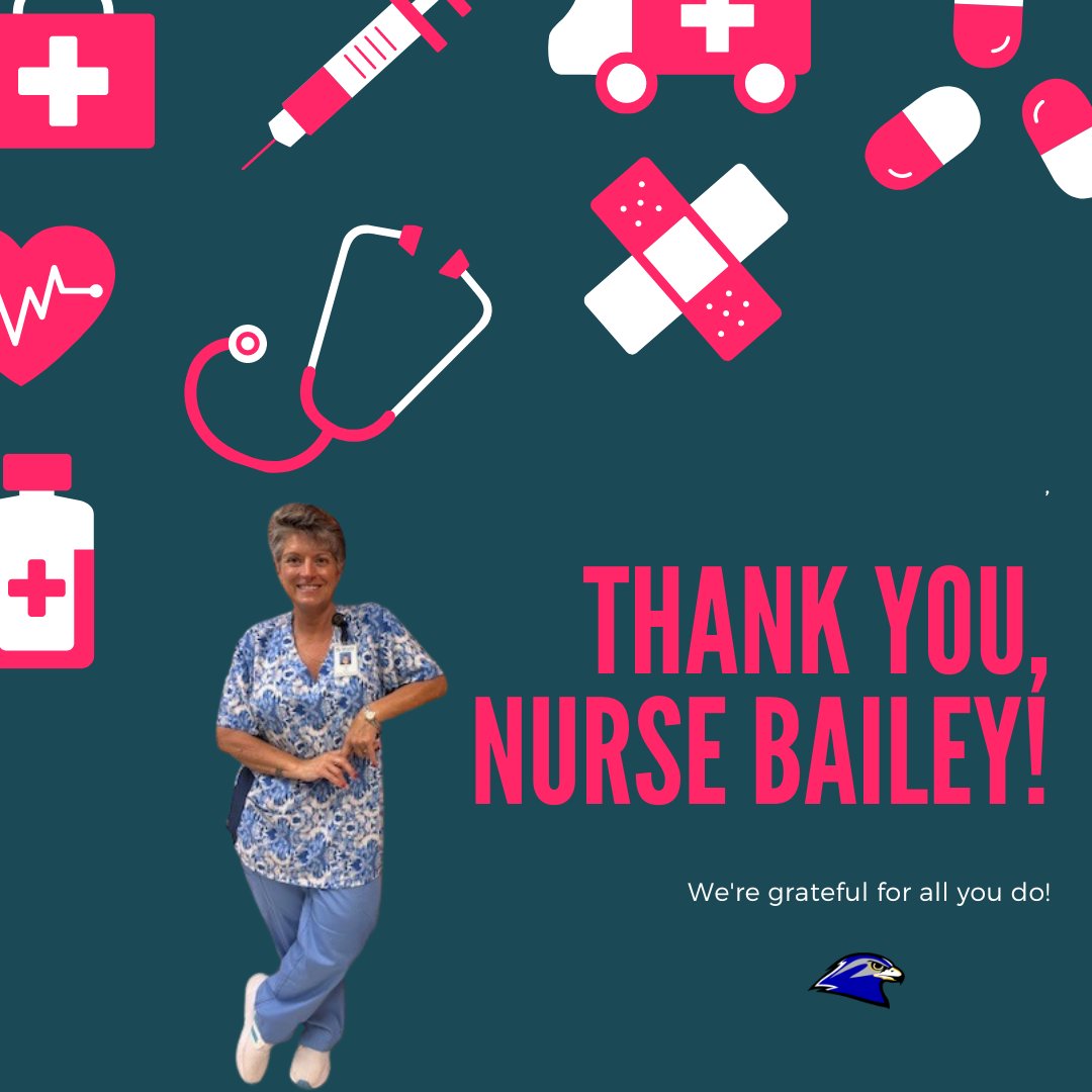 It's Nurse's Week & Nurses Make the Difference! Thank you Nurse Bailey. You SOAR! @RockHillSchools #FalconSoar @smfalcons