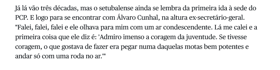 O Álvaro Cunhal teve a interação mais engraçada de sempre com o Paulo Raimundo, you gotta hand it to him