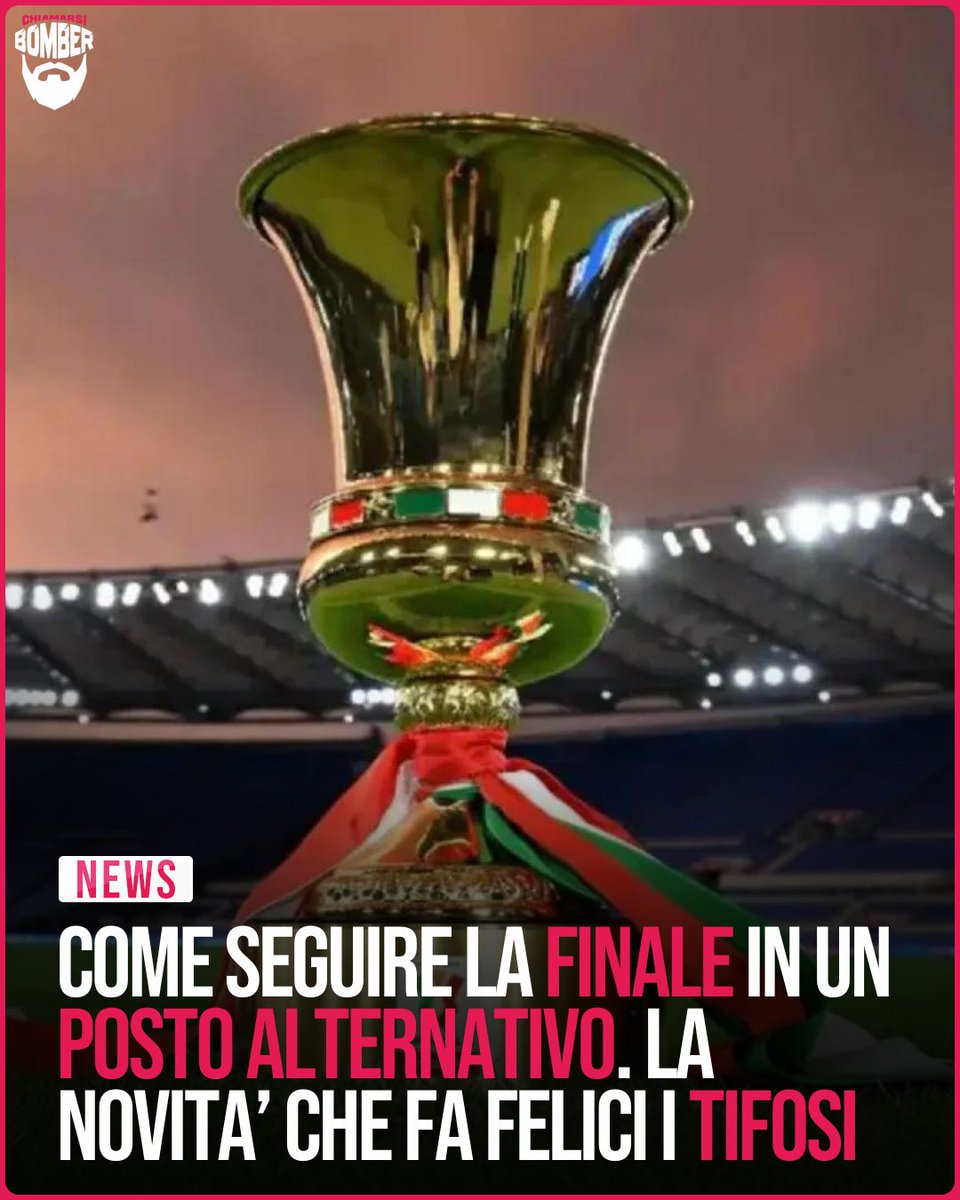 Un modo diverso per seguire una partita di calcio #CoppaItalia 
tiny.cc/novita_coppa_i…