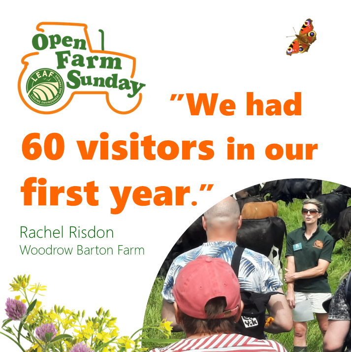 There are lots of reasons for hosting an Open Farm Sunday event: “We do Open Farm Sunday each year as we firmly believe that people need to connect to where their food comes from” Read about the Risdon's #OFS experience👇 bit.ly/3JYenRK 🚜farmsunday.org 🚜