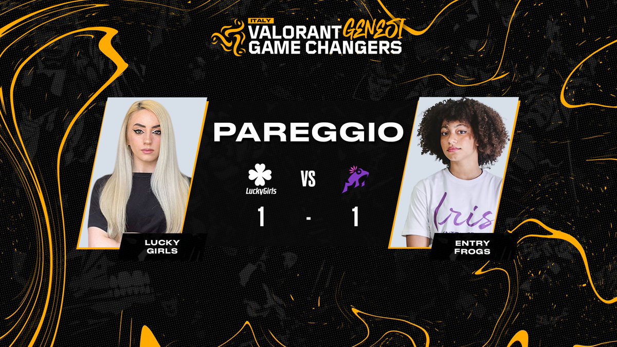 ✨ROUND 1 - REGULAR SEASON 🏆 #GameChangersItaly #Genesi #LuckyGirls 🆚 @EntryFrogsIris #VALORANT @itVALORANT