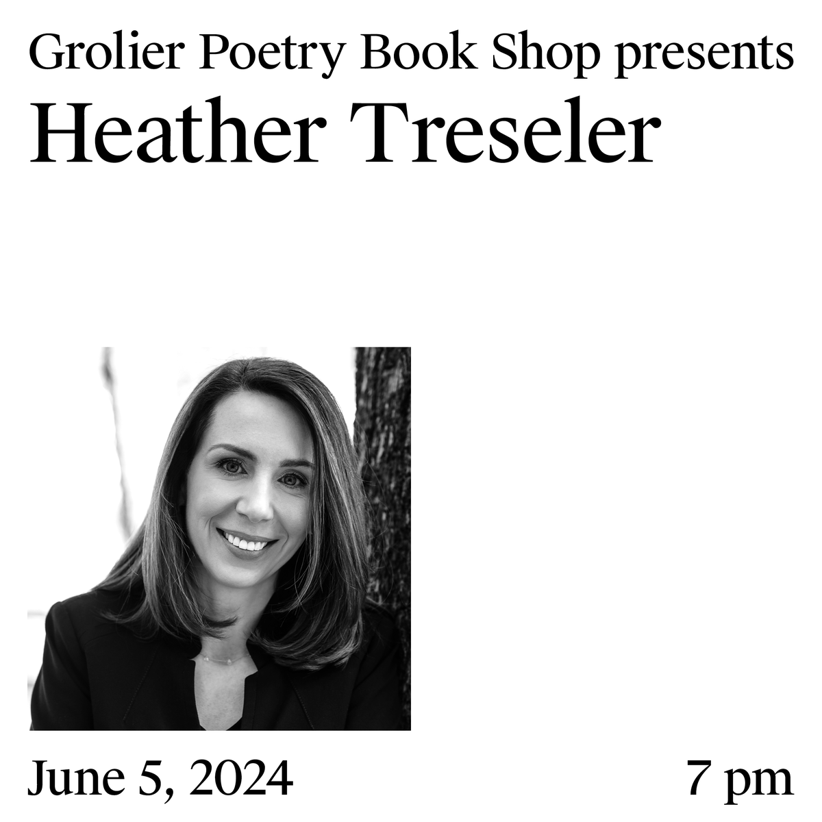 Grolier_Poetry's tweet photo. Heather Treseler is launching her new book “Auguries &amp; Divinations” at the shop on June 5th, 2024 at 7 pm. Vidyan Ravinthiran is giving the introductions.  Please join us in person or virtually.  Sign up via our website. https://t.co/nVF5Dlbnh9
