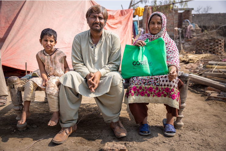 Meet the Azeem family. The Azeem family connected with CORE and our local partner, Riverside Development Organization (RDO), in the initial months after the 2022 floods, receiving critical support as their recovery needs evolved over time. coreresponse.org/climate-resili…