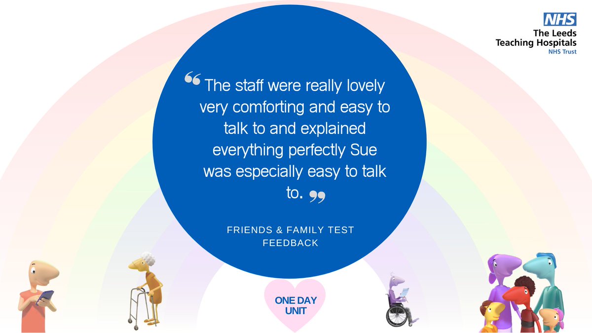 This week we're sharing this great comment from a patient who was cared for by the Day One Unit, at Leeds Dental Institute #FFTFriday If you'd like to share feedback about your experience of care in our hospitals, please visit: leedsth.nhs.uk/patients/suppo…