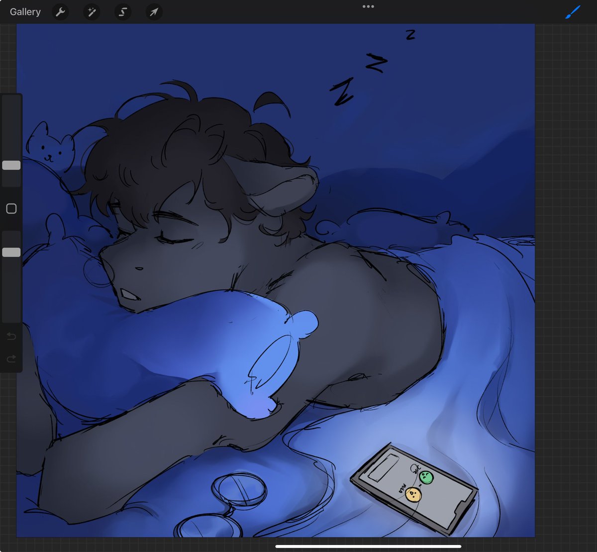 RLad_Sen's tweet photo. Snoozin doodle /wip/ https://t.co/SXnLTs9hIN