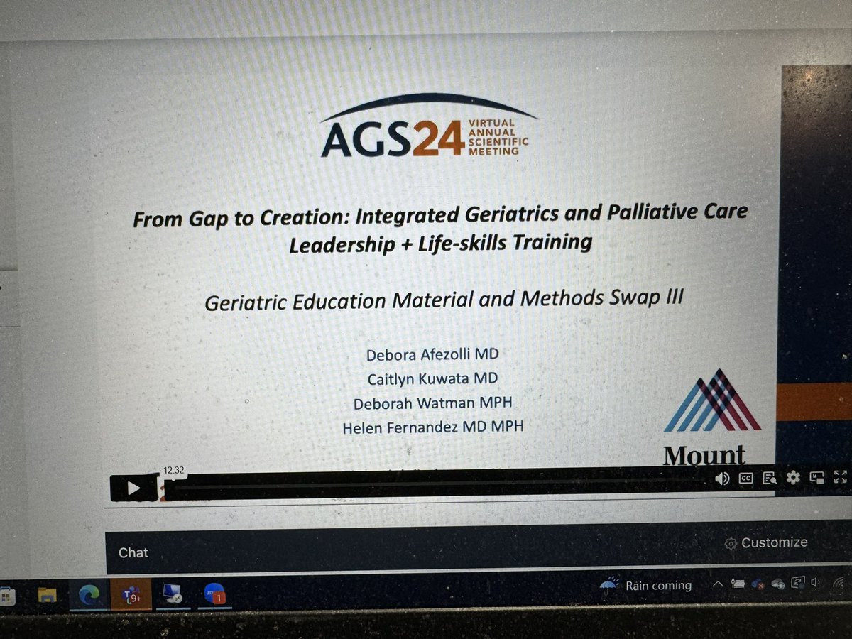 Dr. Deborah Afezolli sharing our findings…I am super lucky to work with the best team!!! @MSHSGeriPalCare #ags24 @AmerGeriatrics