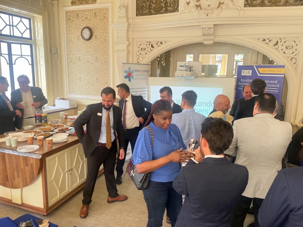 westldnchambers's tweet photo. ⭐️KBE Trade Mission at Spring Grove House⭐️

Exciting discussions and insight on how @KBEBusiness is bridging businesses between UK and Kurdistan Region of Iraq, the big projects and fruitful opportunities they are offering from construction to education.

#westldnchambers https://t.co/ZzH0rpKRal