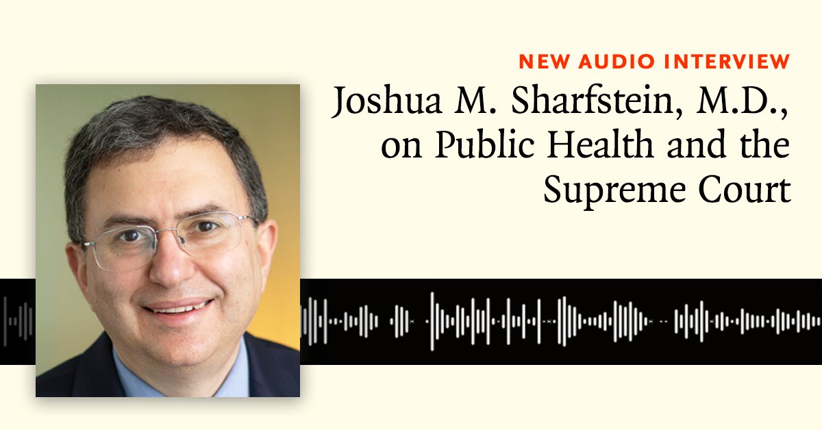 Joshua M. Sharfstein, M.D., discusses a shift by the Supreme Court that is limiting the ability of states, Congress, and federal agencies to protect public health. Listen to the full interview: nej.md/3UQrRVV