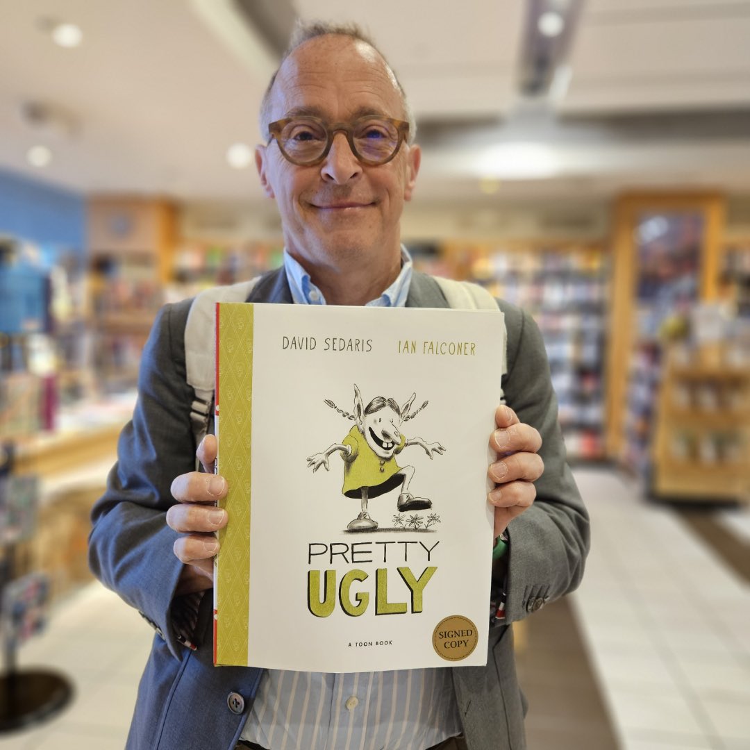 Thanks for stopping by our Terminal 2 store, #DavidSedaris ! Buy a signed copy of his #ChildrensPictureBook Pretty Ugly, and check out his other books in our #Humor section. What's your favorite David Sedaris book? #IndieBookstore