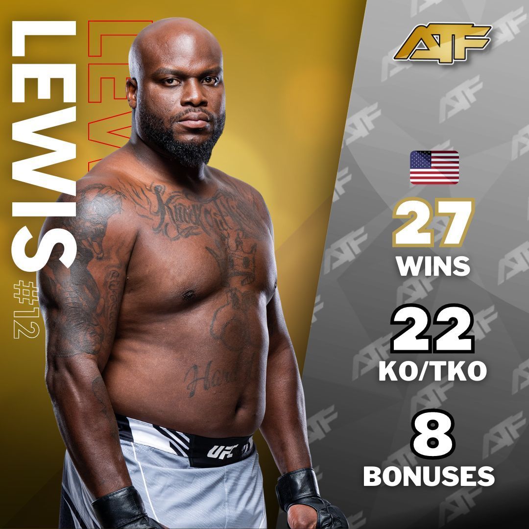 🇺🇸 Former Title Challenger, Derrick Lewis can't wait to step into the cage against #15 ranked Rodrigo Nascimento!💥 MMA Record: 11-1-1NC 22 KO's 👊 1 SUB 🥋 He is looking to get things back on track and add another knockout to his UFC record and his legacy!💣 #UFCStLouis #UFC