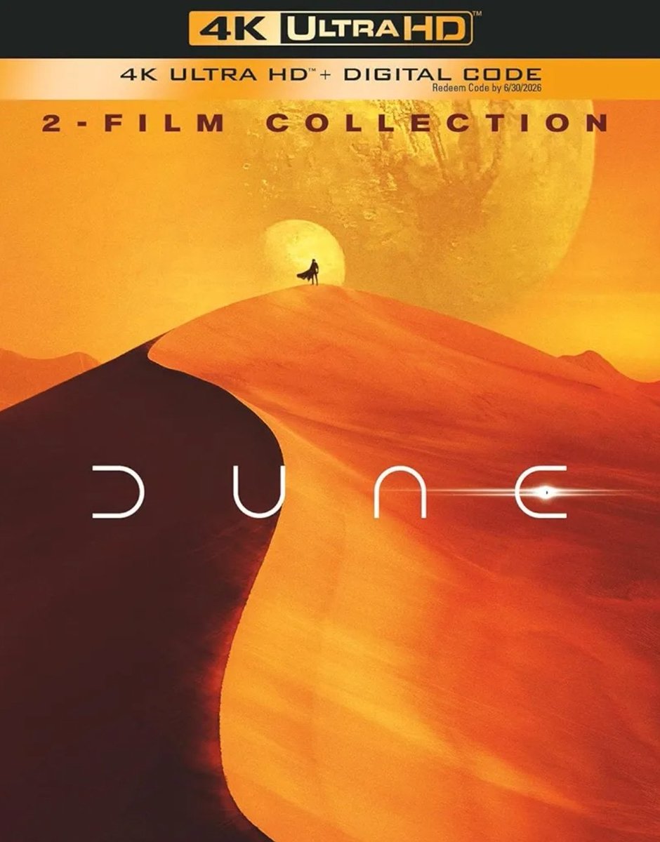 ‘DUNE: PART TWO’ releases on 4K UHD next week. It will also be available in a new 2-Film Collection. Regular 4K: amzn.to/4aZSSM4 2-Film Set: amzn.to/3yf5H78 #ad