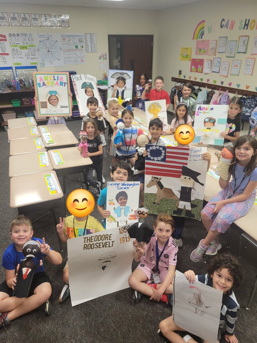 Had our official Gallery Walk today to view and discuss our Historical Figures projects! I loved all the questions and positive feedback I heard from these kiddos 👏👏👏
<a href="/TISDCES/">Creekview Elementary</a>