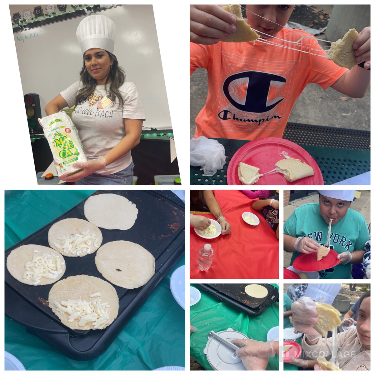 csg1992's tweet photo. Late Cinco de  Mayo Celebration with my kiddos… ♥️ Quesadillas in the making 🤭 @HamblenElem @ChannelviewISD https://t.co/36oDPQr3em
