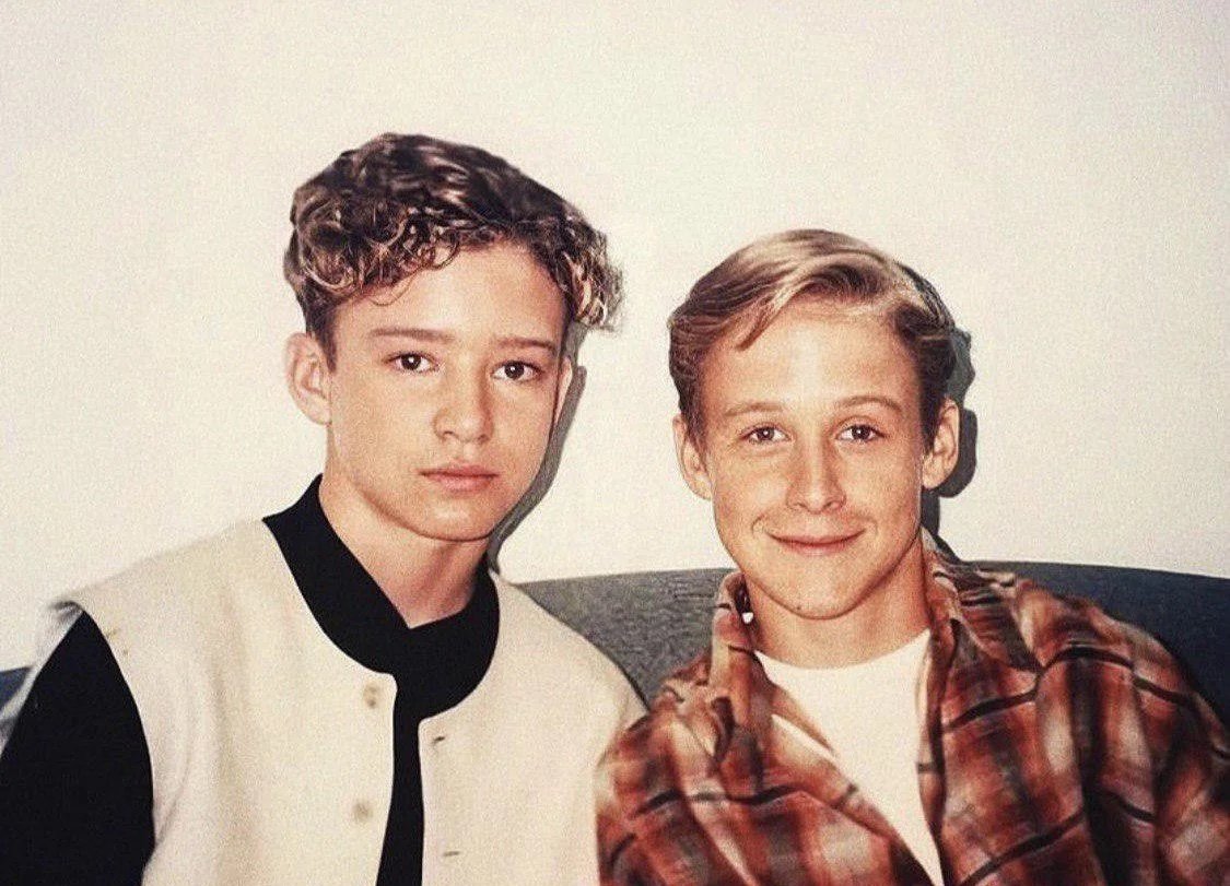 Justin Timberlake and Ryan Gosling in 1994