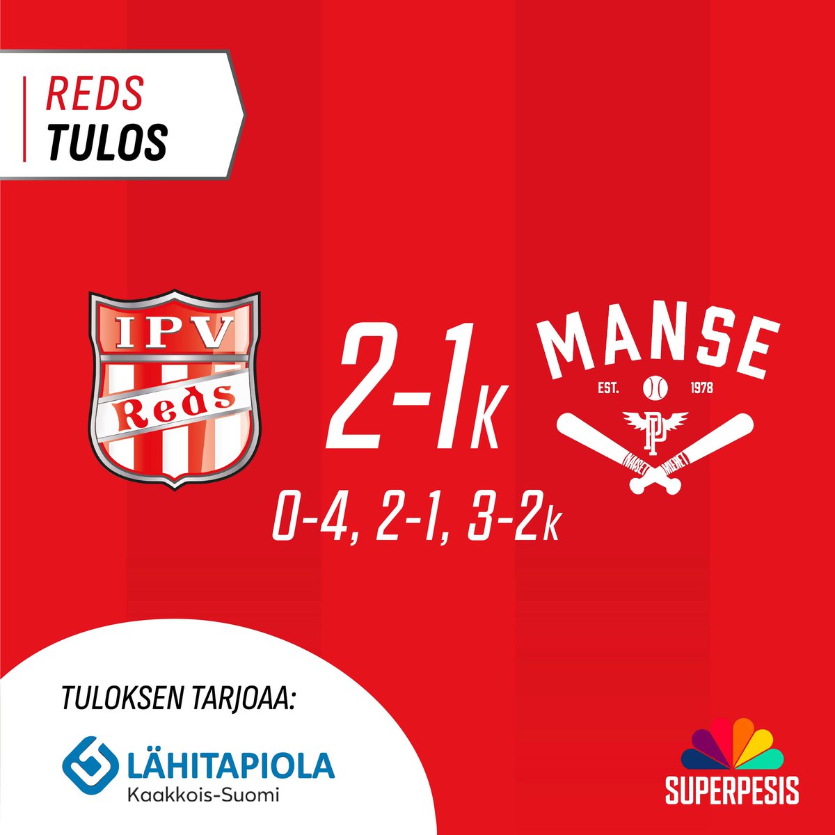 Ei hassumpi kauden avaus.
#pesis