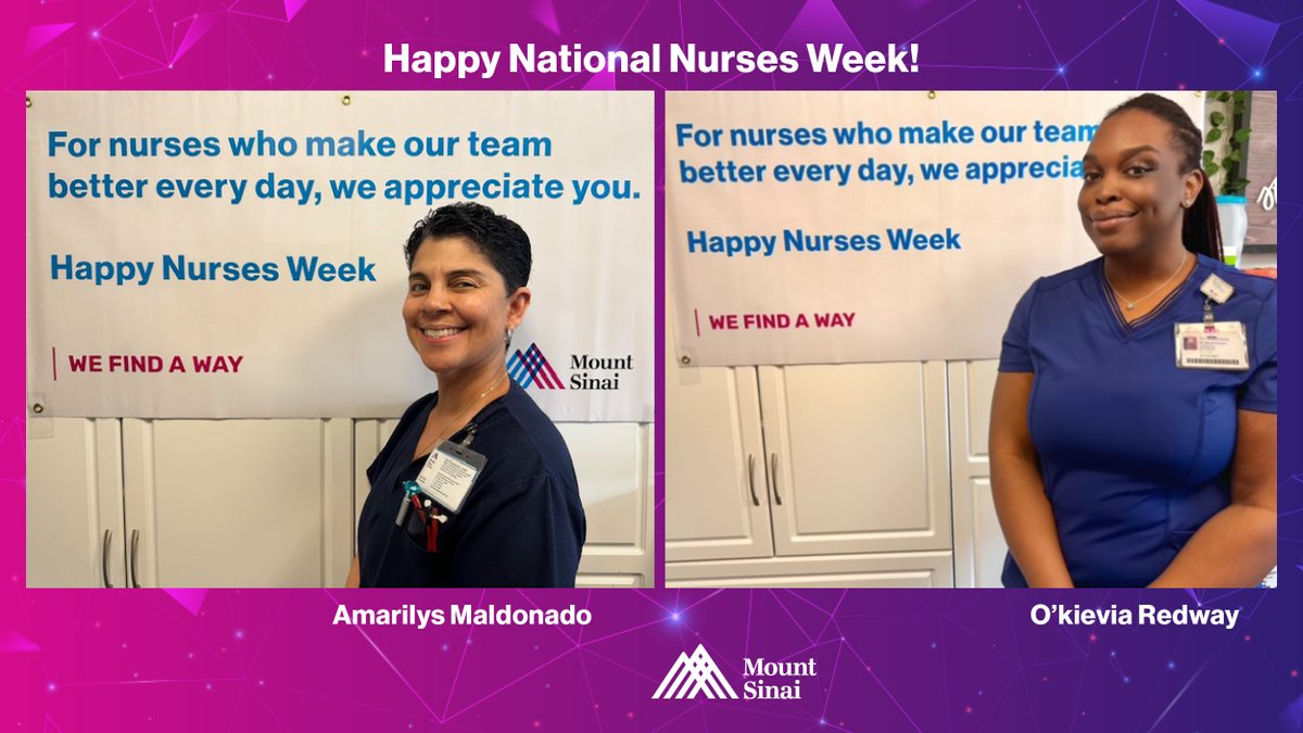 Celebrating Nurses Week at our 85th St. office! 🤩 🌟 ✨Amarilys Maldonado & O’kievia Redway!—We recognize your unwavering commitment to our patients. Your dedication and hard work are appreciated. @EmmaGuttman #NursesWeek2024 #CelebratingOurNurses #WeFindAWay