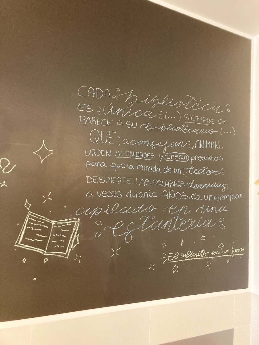 irenevalmore's tweet photo. Cuando era la rara oficial del colegio, me refugiaba en la biblioteca. El recreo era territorio hostil, entre libros me sentía segura. Hoy le han regalado a esa niña nada menos que la Biblioteca del CPI Val de la Atalaya, en María de Huerva. El círculo se cierra, sigo a salvo. https://t.co/nRb6sdXDKd