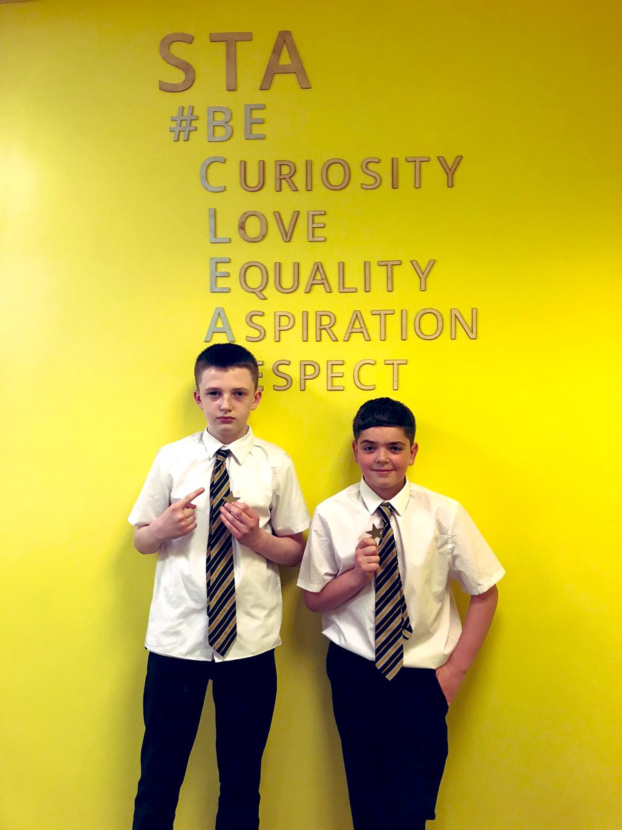 ⭐️Gold Star Alert ⭐️ Well done to Riley and Scott for being named man of the match in both their rugby games ⭐️⭐️⭐️ @StThomasAqSec @STAphysed