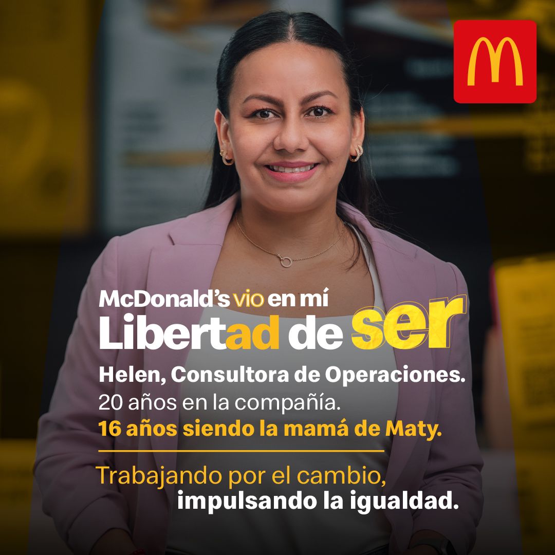 En el mes de mamá, reconocemos a todas las mujeres que ejercen su #LibertadDeSer madres y desarrollarse como profesionales, tanto dentro como fuera de nuestro equipo. Las admiramos y apoyamos siempre… ¡Su determinación y fortaleza nos inspiran! ❤️💪🏻 #McDonaldsVioEnMi