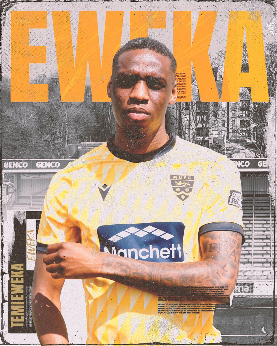 🧑🏻‍💻 | A closer look at Maidstone United’s first summer signing, Temi Eweka.

Well, the promotion push is well and truly on with George’s first signing of the season.

Temi is no stranger to title winning sides himself having been part of a defence at Bracknell Town which conceded