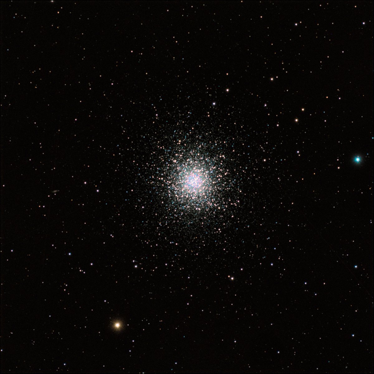 M13 made from 3x30 minute RGB images. Got a better colour doing it this way. @MoonHourSocial #Astrophotography #astronomy @ThePhotoHour