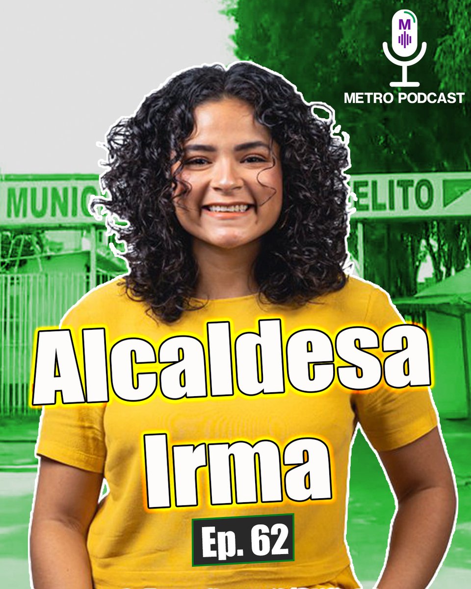 Nuevo #MetroPodcast con la alcaldesa electa de San Miguelito, @irmaehernandezb. Episodio 👉 shorturl.at/erxBK