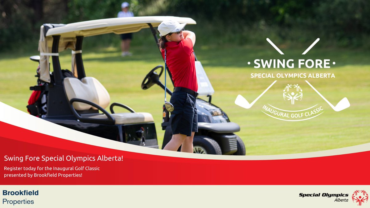 On June 14th, join Special Olympics Alberta and Brookfield Properties for a day of fun on the golf course! Help support athletes with intellectual disabilities by registering for this event! Register now: soa.crowdchange.ca/54201 
#swingforesoa #inclusivesport #specialoalberta