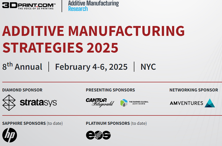 Additive Manufacturing Strategies returns to NYC Feb 4-6, 2025! Bringing together industry leaders in a contained networking environment for panels & keynotes on critical topics makes it a great place to focus on the business of #AM. Register now to save! additivemanufacturingstrategies.com