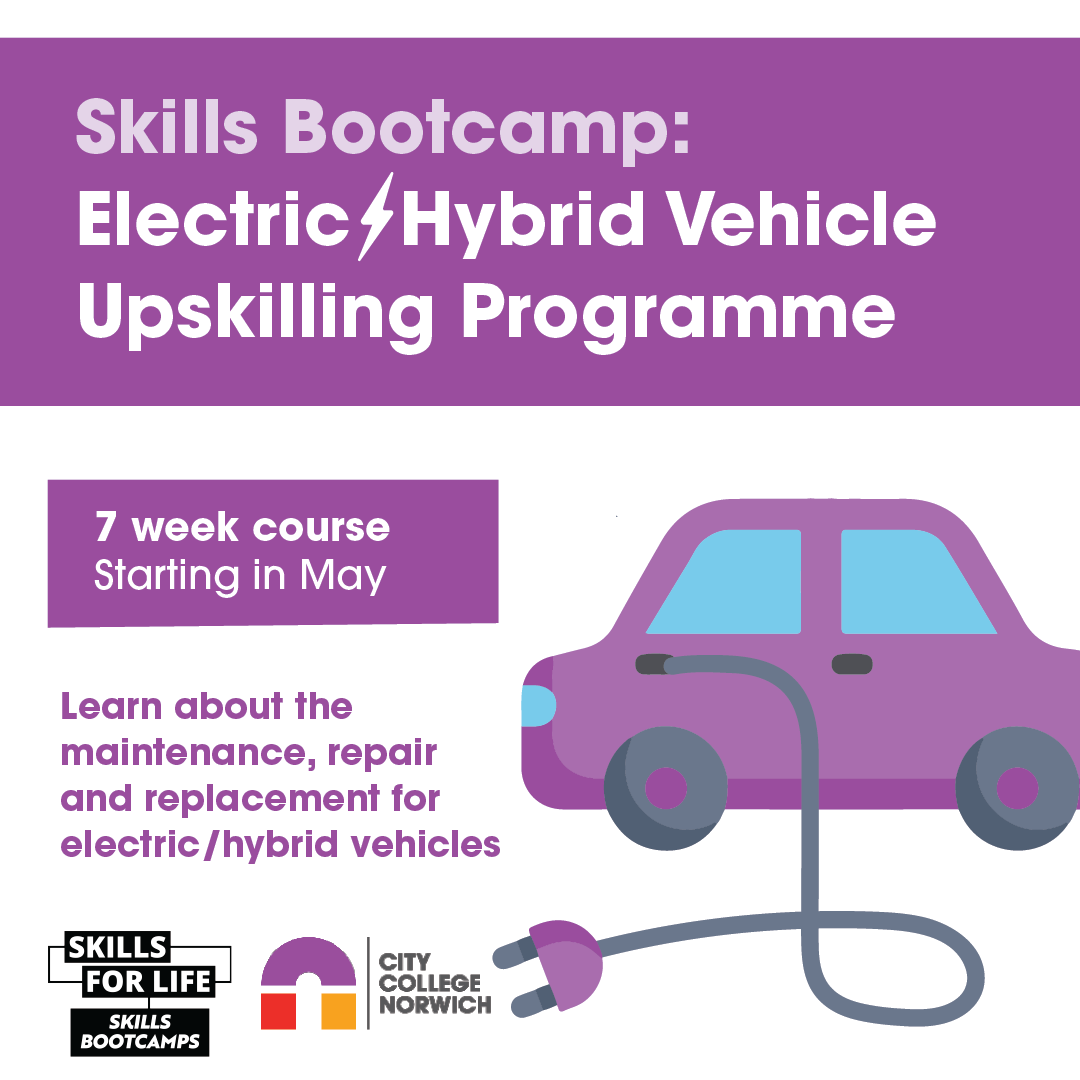 FREE Electric/Hybrid Vehicle Maintenance Skills Bootcamp! ⚡ Gain further knowledge of new technology to enable you to service and work on electric cars, along with completing an IMI Level 2, Level 3 and Level 4. Find out more and apply: ow.ly/teZ350RC1Fn