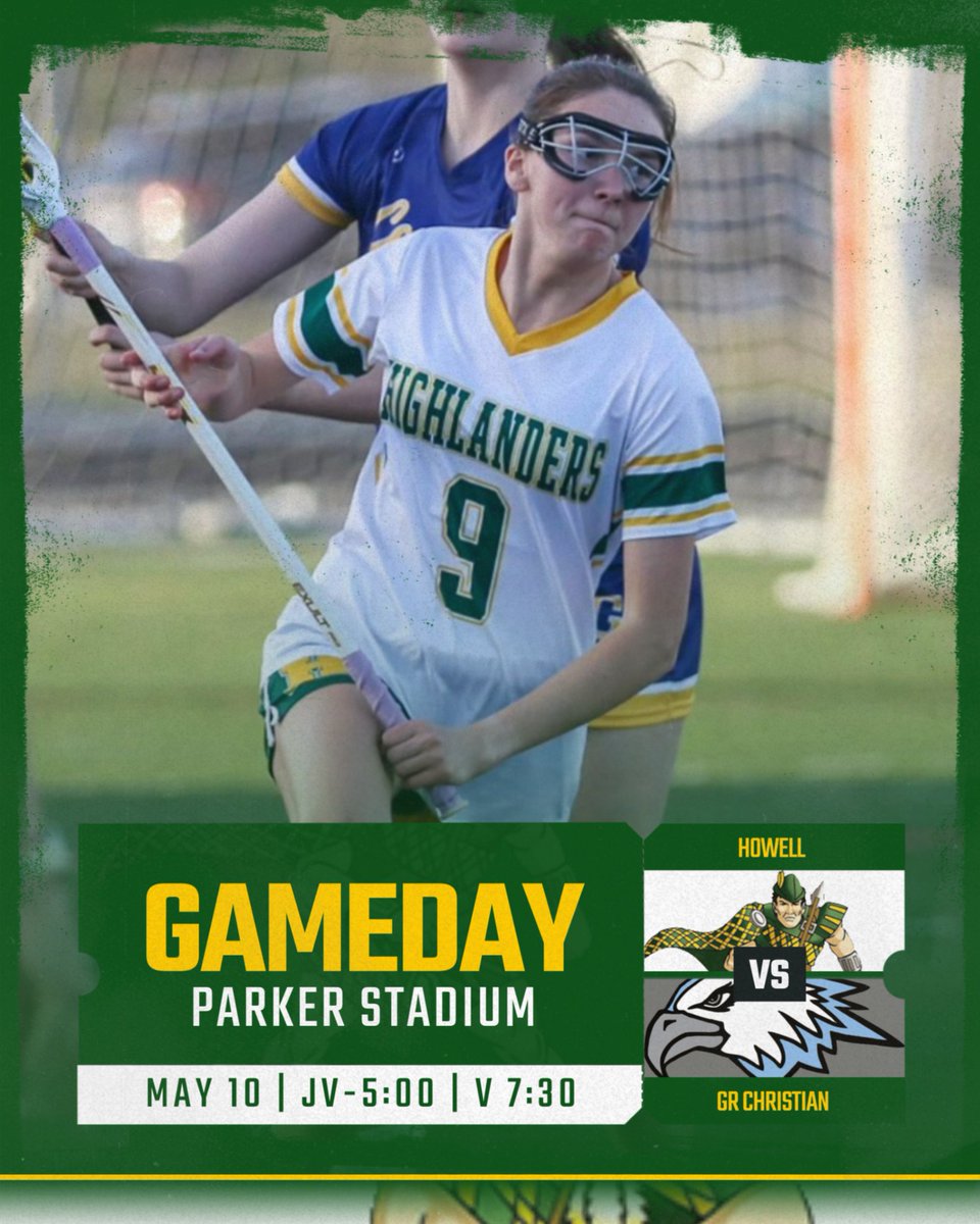 Girls Lax takes on GR Christian at Parker...SENIOR NIGHT!!!! #OneHowell