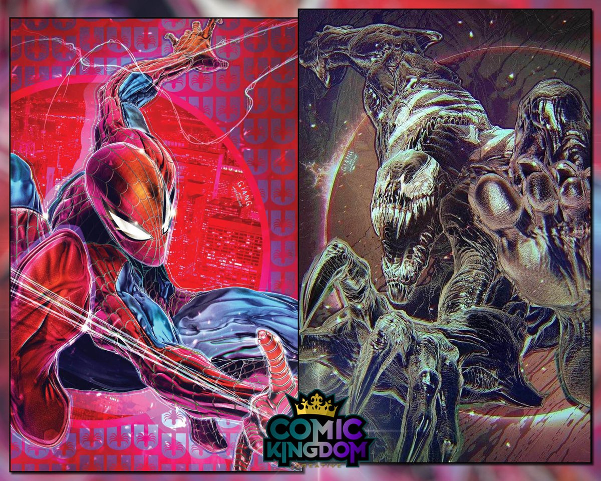 💥 On Sale NOW at comickingdomcreative.com! 💥 @johngiang_art CK Shared Exclusive Venom #34! Available in sets with Ultimate Spider-Man #4!!! #comickingdomcreative #comickingdomrules #venom #venomcomic #asm300homage @juaneferreyra @Al_Ewing #musthavecover #comicexclusive