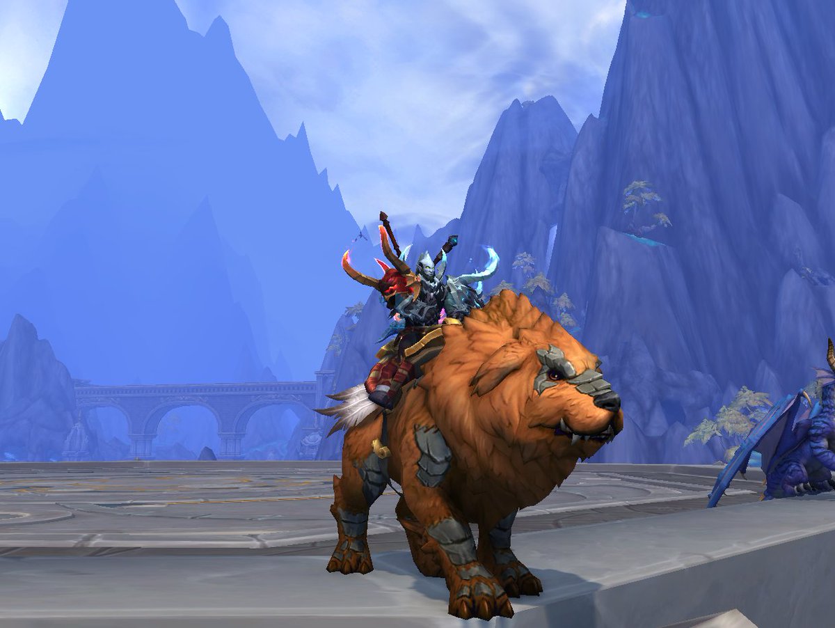 Chriss_Morgan's tweet photo. Finally!!! I have my Goodest Boiii, Taivan!!! He is so big!!! #worldofwarcraft #WoW DF is almost over, I just need to clean some small things now. @Warcraft https://t.co/U7YIXV8vDz