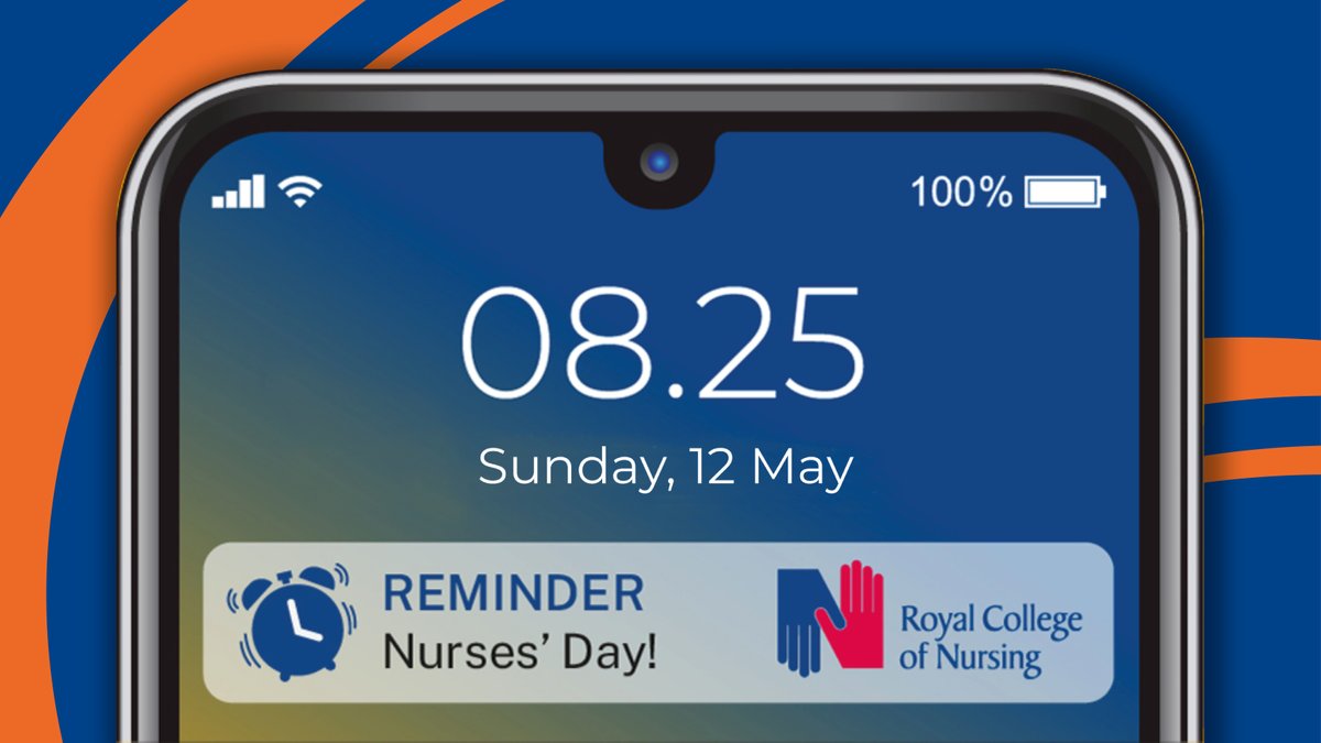 Nursing is not a vocation. It’s a highly skilled, safety-critical profession. On Sunday we’re asking members, patients and the public to share on social media why nursing staff deserve more recognition. Download our assets and share using #NursesDay. 🔗 bit.ly/3KHGsgl
