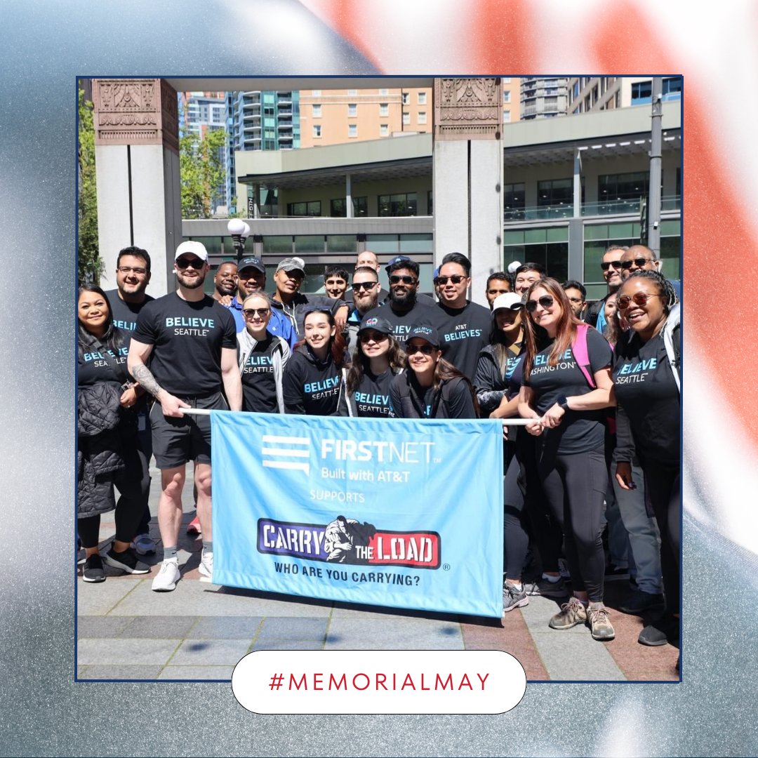Have you heard of @FirstNet - the nationwide public safety broadband network for first responders from @ATT? We're proud to have them as a #MemorialMay sponsor and love seeing their teams out on the Relay with us. Thank you #FirstNet for helping #CarryTheLoad!