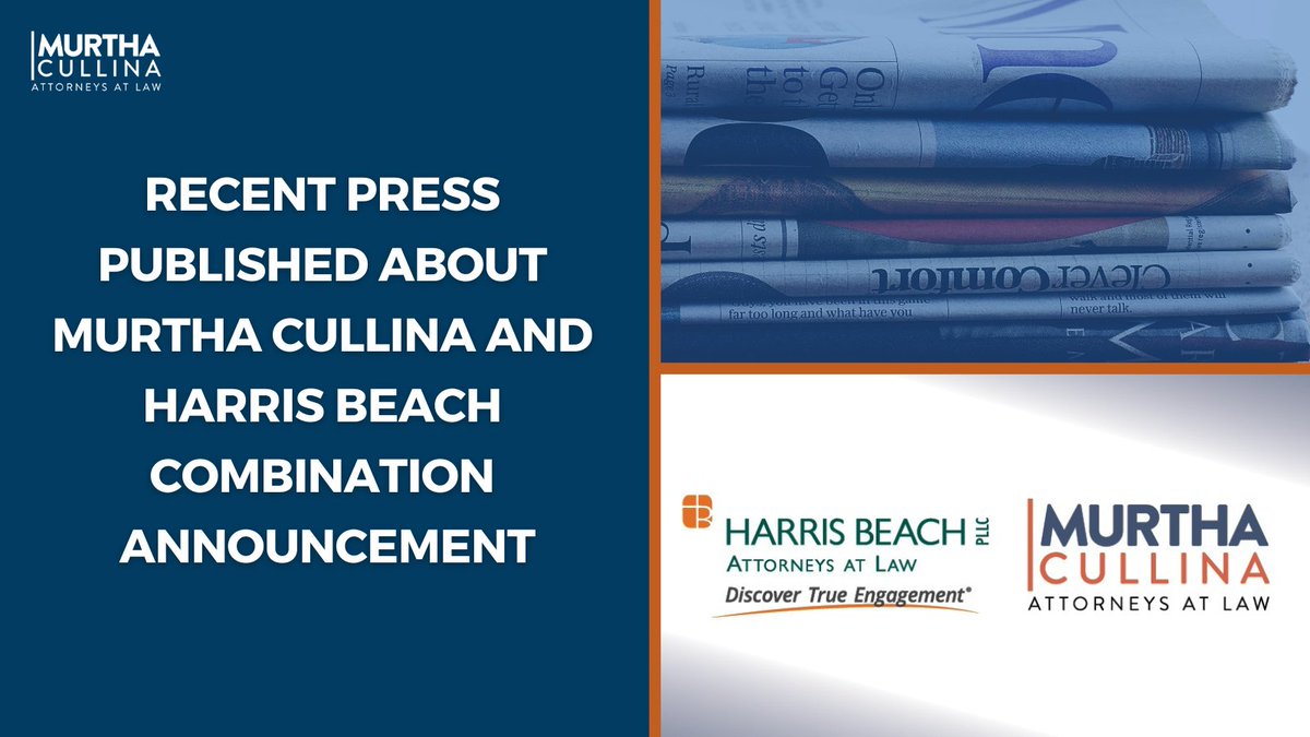 We’re making headlines! Click here for a list of the latest press coverage on our combination agreement with @HarrisBeach: bit.ly/3R36r5Z