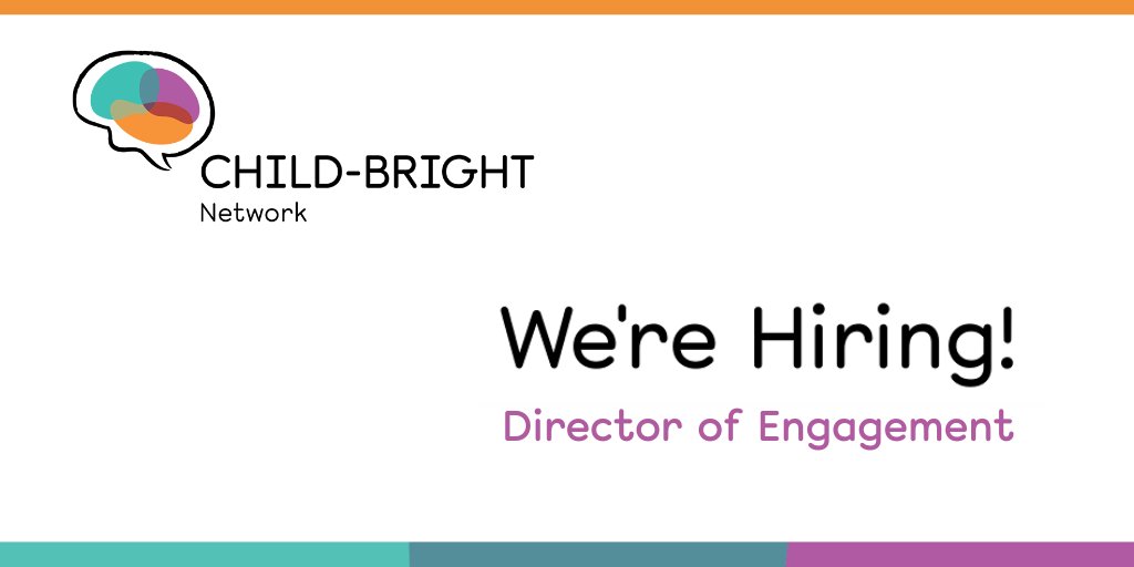 ⏳REMINDER | We’re seeking a person with lived & living experience of a brain-based developmental disability to join our team as Director of Engagement! Apply by May 17: child-bright.ca/director-of-en…