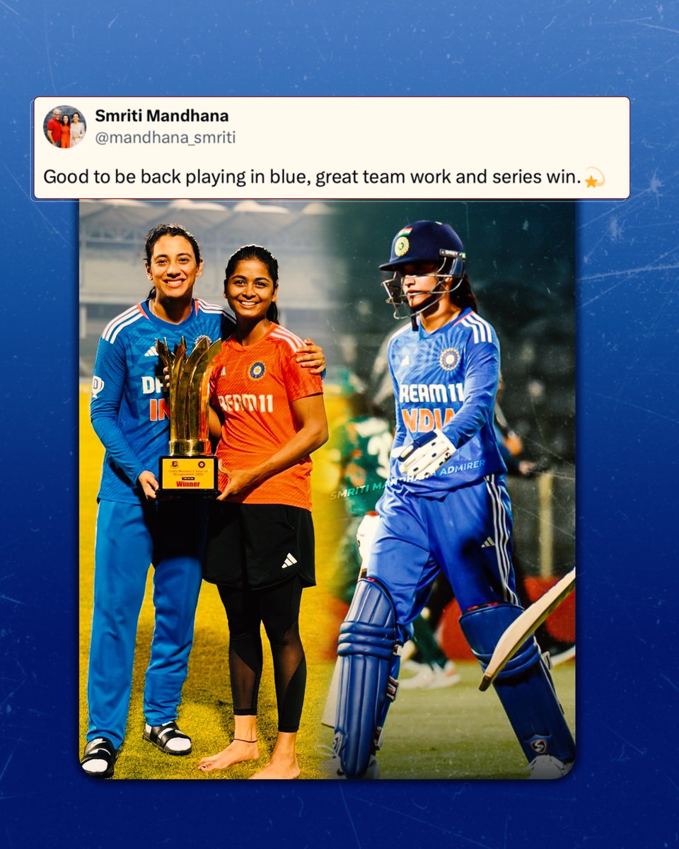 e love to see you in 💙 making 🇮🇳 proud ✨🙌🥰 This Indian team ✨🙌