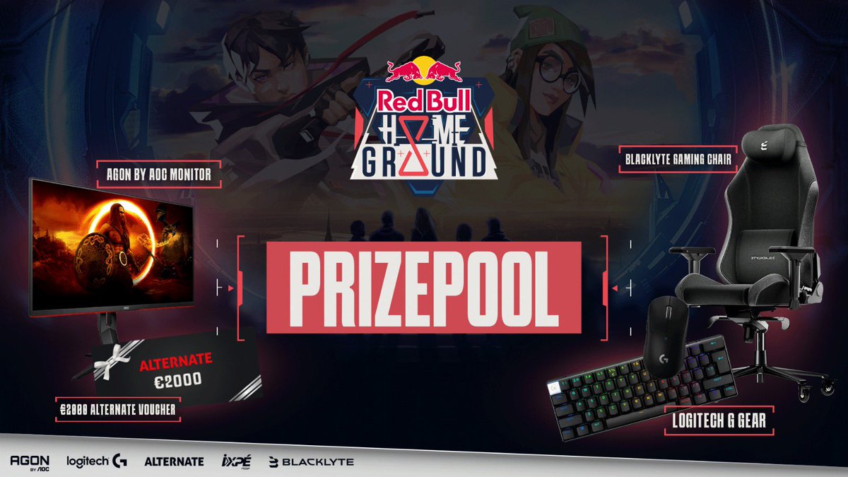 Take a look at the Red Bull Home Ground prizepool 🤩

Our final Qualifier is happening tomorrow at 7PM so don’t forget to register 🇧🇪 and shoot your shot to win this epic prizepool 🏆
🔗redbull.be/homeground

#valorant #givesyouwings #redbullhomeground