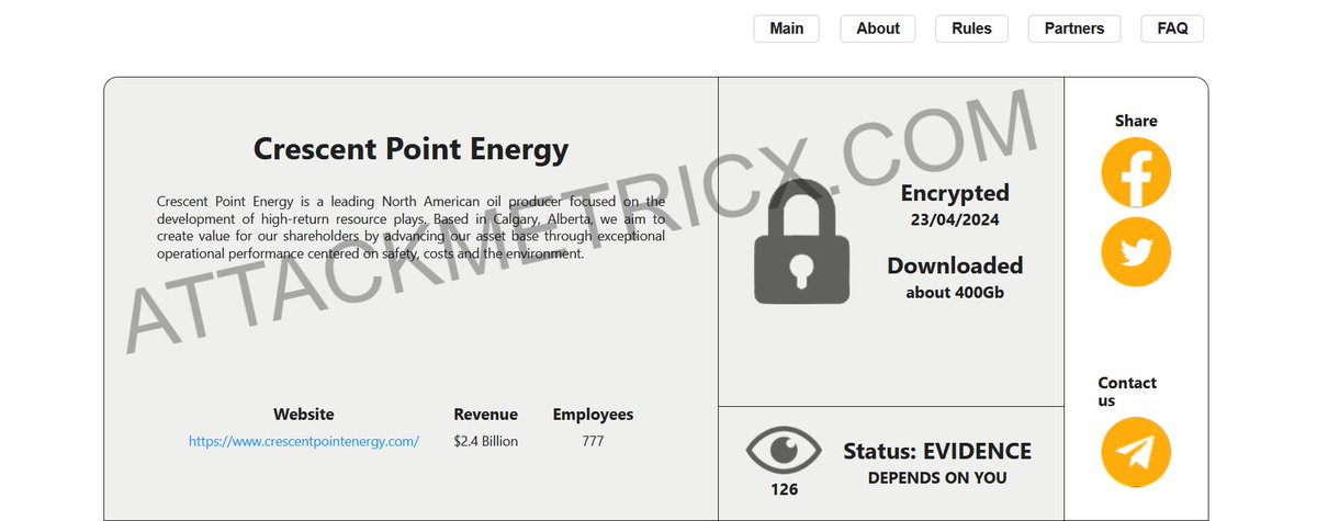 🚨 #Ransomware Alert: The group 'ransomhouse' has targeted hkct.edu.hk.

The incident was discovered on May 10, 2024.

Data publication deadline set by 'ransomhouse' Deadline April 23, 2024.

#ransomhouse #attackmetricx #cymetricx #darkweb #threatintel #darkmetricx