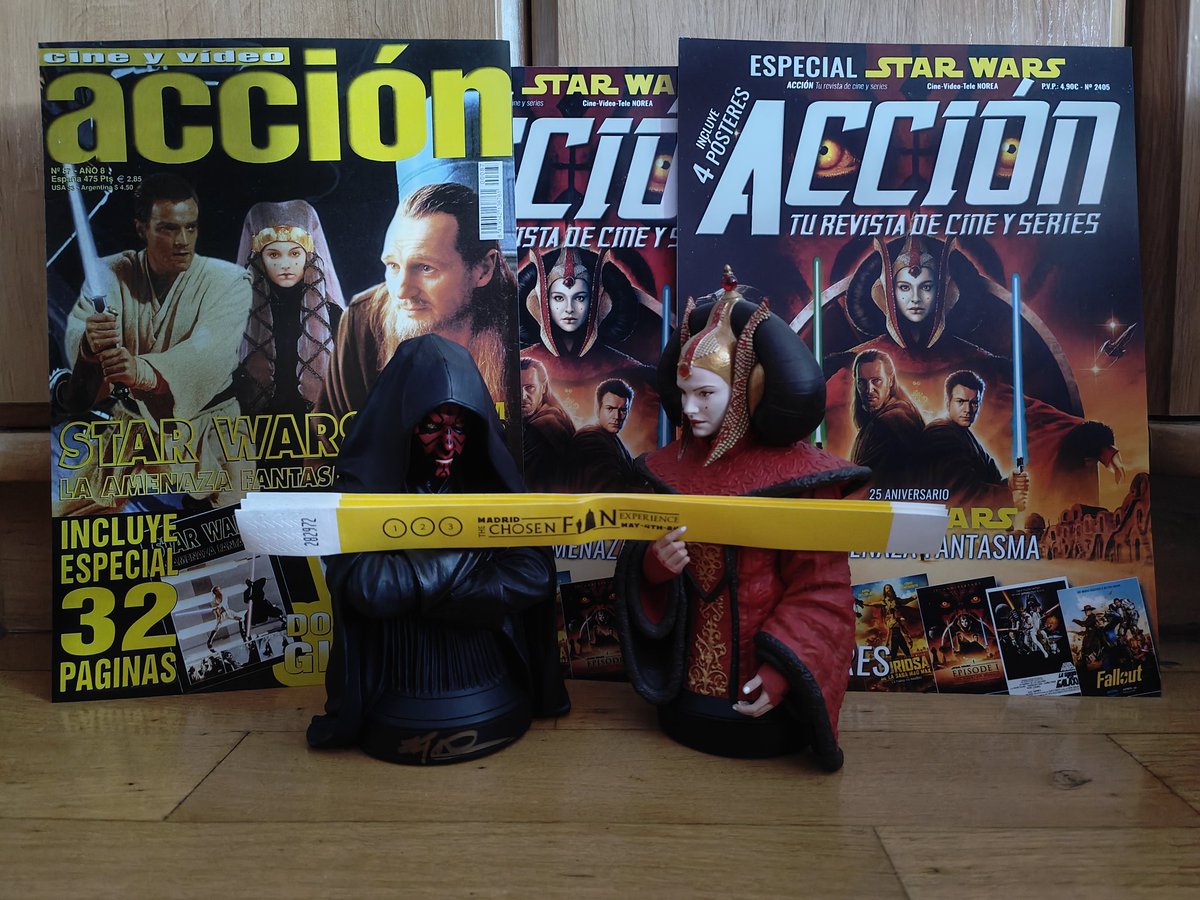 La maravilla de lámina que @AccionCine nos dió en exclusiva en nuestra fiesta fan #thechosenfan no tiene sentido. Muchas gracias por una colaboracion que trasciende el mero objeto. Un gustazo increible! Gracias!!! @StarWarsSpain @DisneySpain @DisneyPlusES #LaAmenazaFantasma