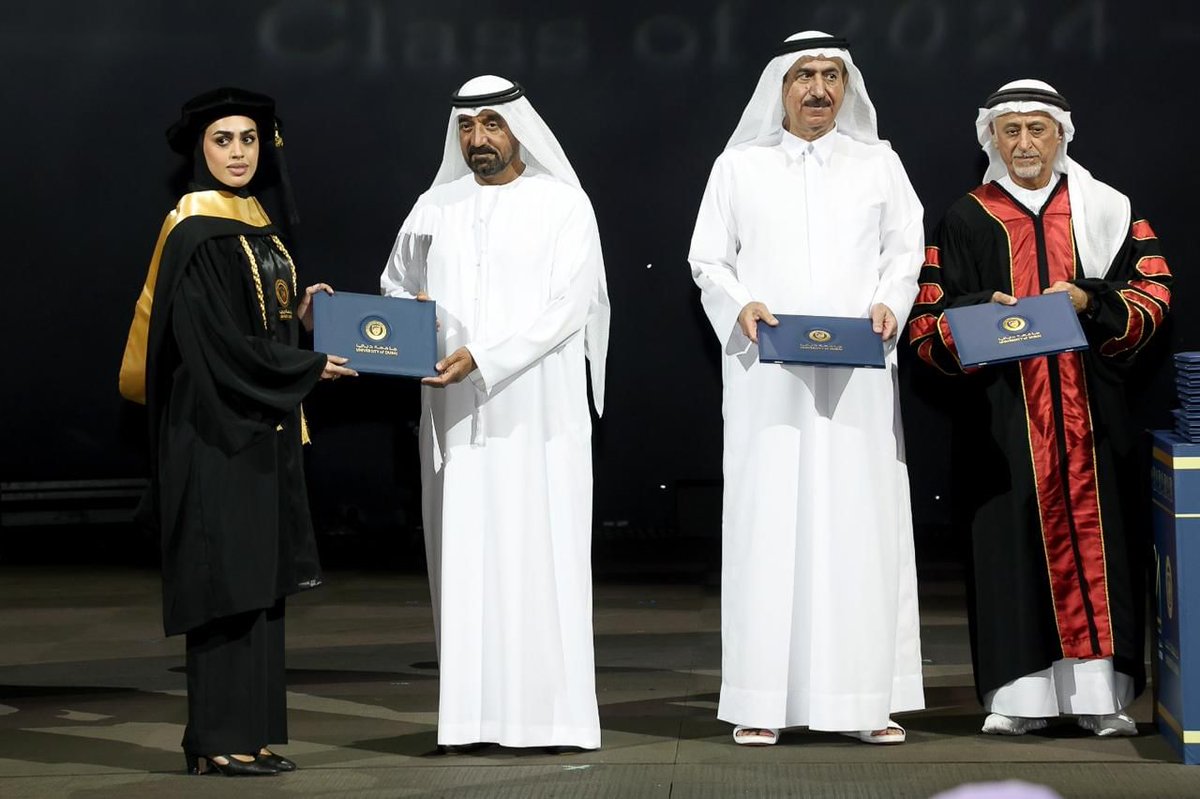 I witnessed the 21st graduation ceremony of the University of Dubai, where 256 graduates from various specialisations and academic programmes celebrated their accomplishments. Congratulations to all the graduates and their families. Wishing them ongoing success as they advance in