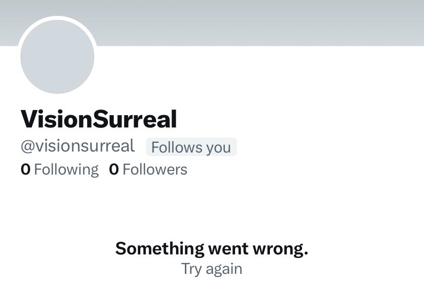 Umm, does anyone know what happened to @visionsurreal’s account???