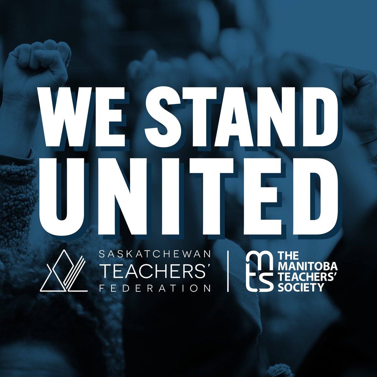 @SaskTeachersFed overwhelmingly rejects government offer for new contract - and @mbteachers stand in solidarity with them in their fight for a better deal for teachers and students. #WeAreSTF #SKED #mbpoli