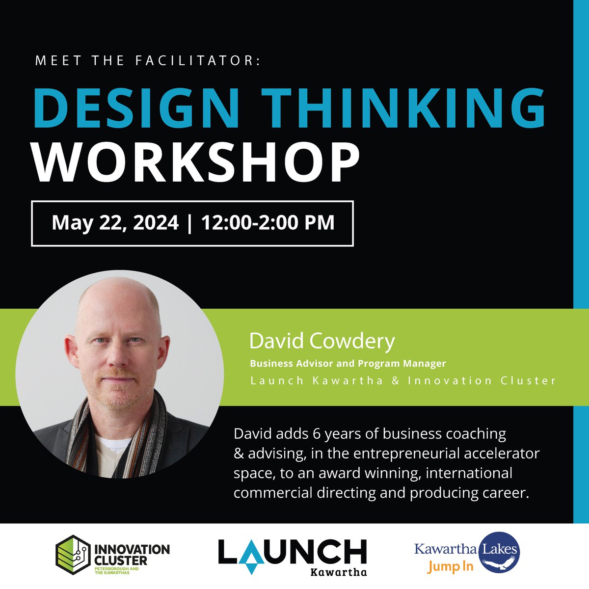 Entrepreneurs! Boost your biz with our Design Thinking Workshop, May 22 at Launch Kawartha. Led by expert David Cowdery. Learn customer insights, user-centric solutions & more! Register now! eventbrite.com/e/an-introduct…