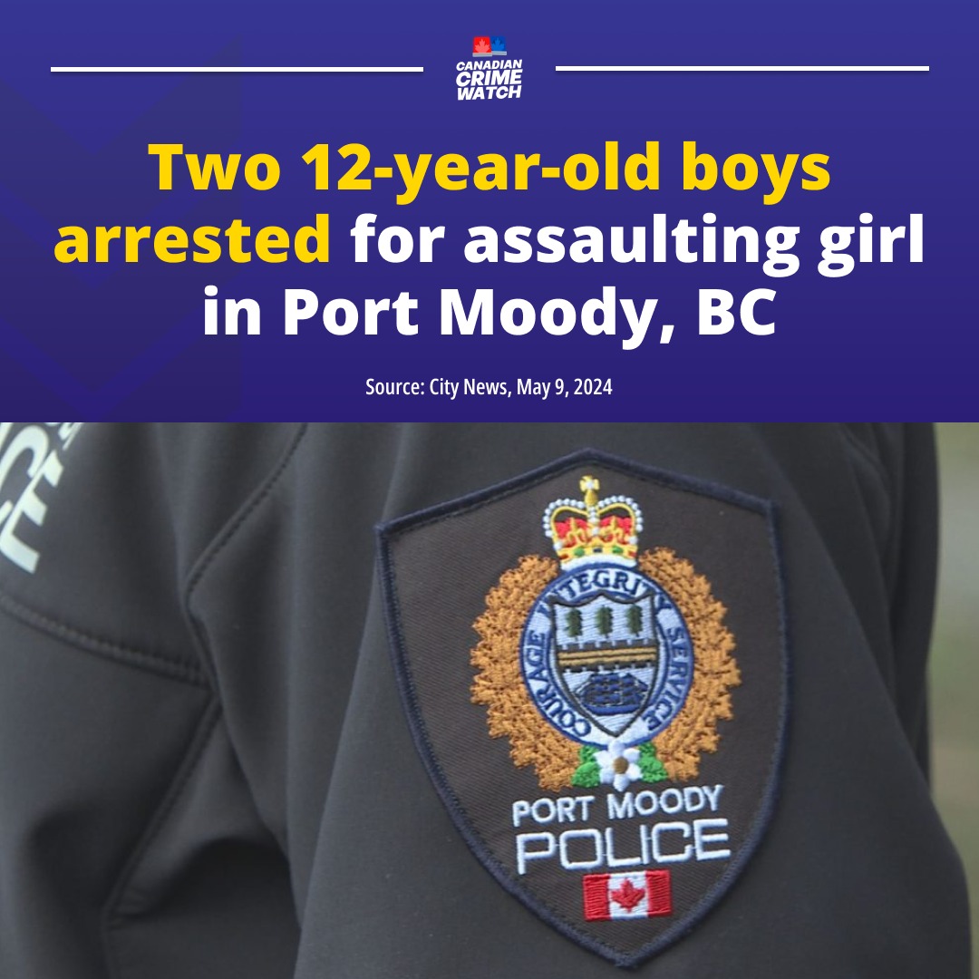 Port Moody, BC Police have arrested two 12-year-old boys in connection to the assault of a girl at a SkyTrain station. Police say that the two boys were shown in a video assaulting a girl while bystanders appear to encourage the attack.