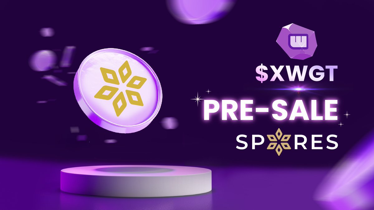 🎉 $XWGT Pre-Sale is coming up! 🎉

@wodoio 🤝 @Spores_Network 

#WodoNetwork #cryptocurrency #TokenSale #GameFi #publicsale #IDO