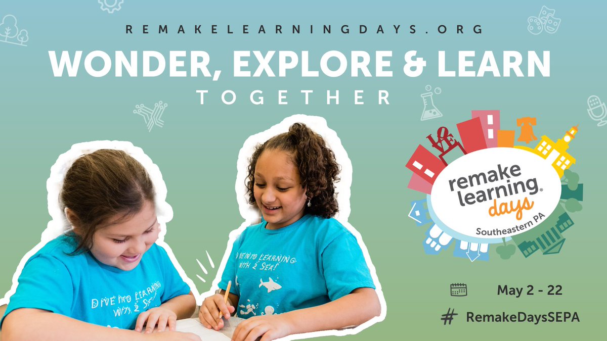 #DelcoLibraries are participating in Remake Learning Days! Visit the link below for our event calendar to see what's happening!

delcolibraries.libcal.com/calendar?cid=-…

#DelcoLibraries
#RemakeDaysSEPA