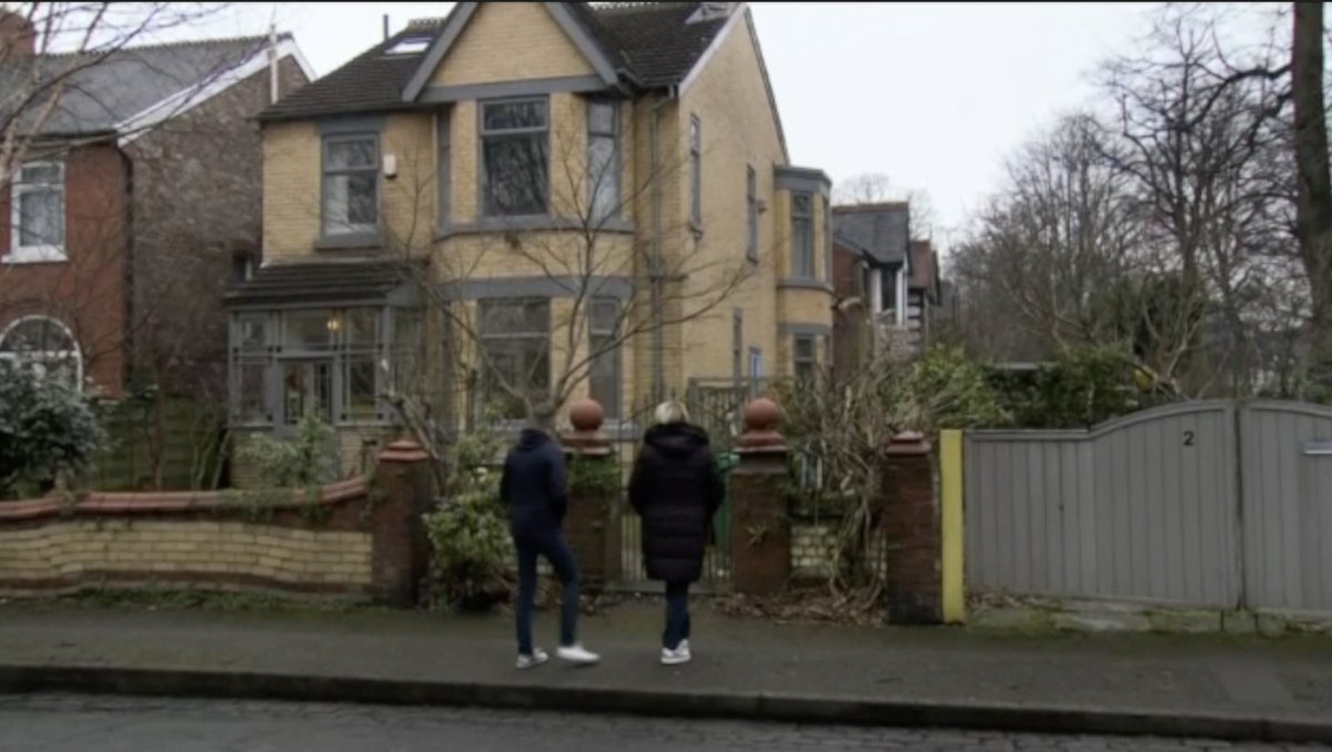 George's big bastarding house that sits there not being lived in. #corrie #justsaying