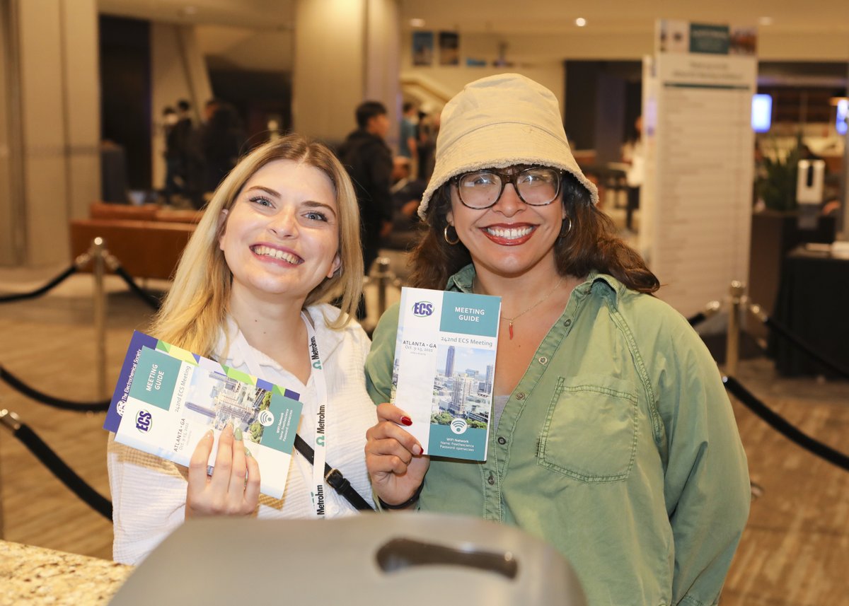 ECSorg's tweet photo. What makes an ECS meeting one of a kind? Opportunities to learn &amp; share, all while having a good time. From the plenary to engaging events like the Student Mixer and Member Reception, there's something for everyone. Register for the 245th meeting today! https://t.co/bb2UP1wsjk https://t.co/6rGuwHmpM1
