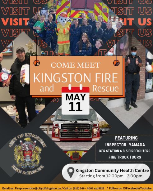 Join us at the Kingston Community Health Centre located at 263 Weller Ave from 12pm to 3pm tomorrow… see you there #ygk!